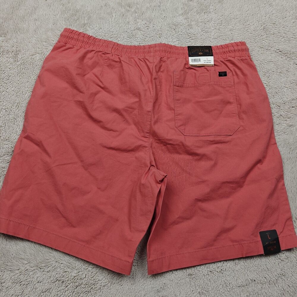 Copper Oak Supply Bermuda Shorts Men's L Faded Rose Elastic Waist 8" Inseam NWT - Picture 2 of 6